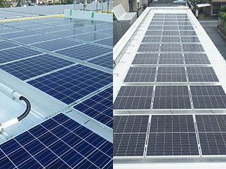 画像：中棟屋上・倉庫棟屋上